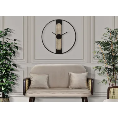 ZEGAR NA ŚCIANĘ RIBBY 60X5 cm